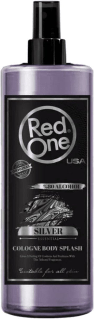 Red One Cologne Body Splash Silver 400ml