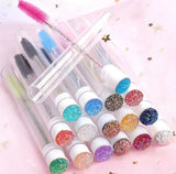 Goupillons pour extensions de cils Multi Color 10 Pcs