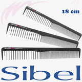 Sibel Carbon Line Peignes En Carbone 18 cm