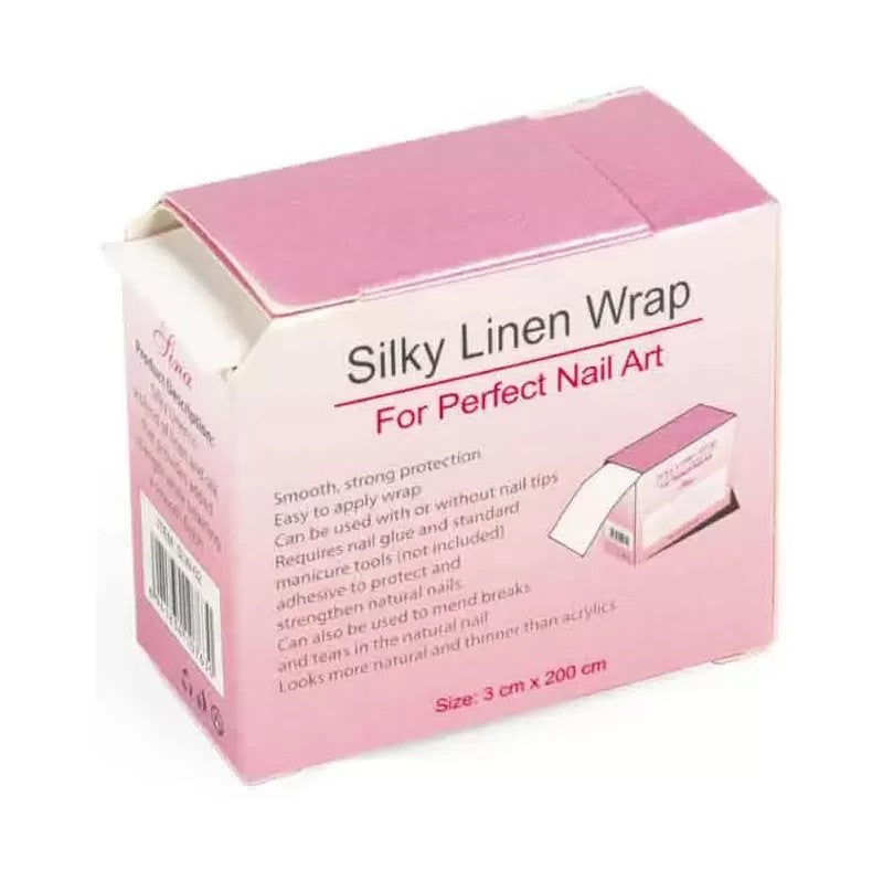 IB Silky Linen Wraps Pansements pour ongles 3x200cm