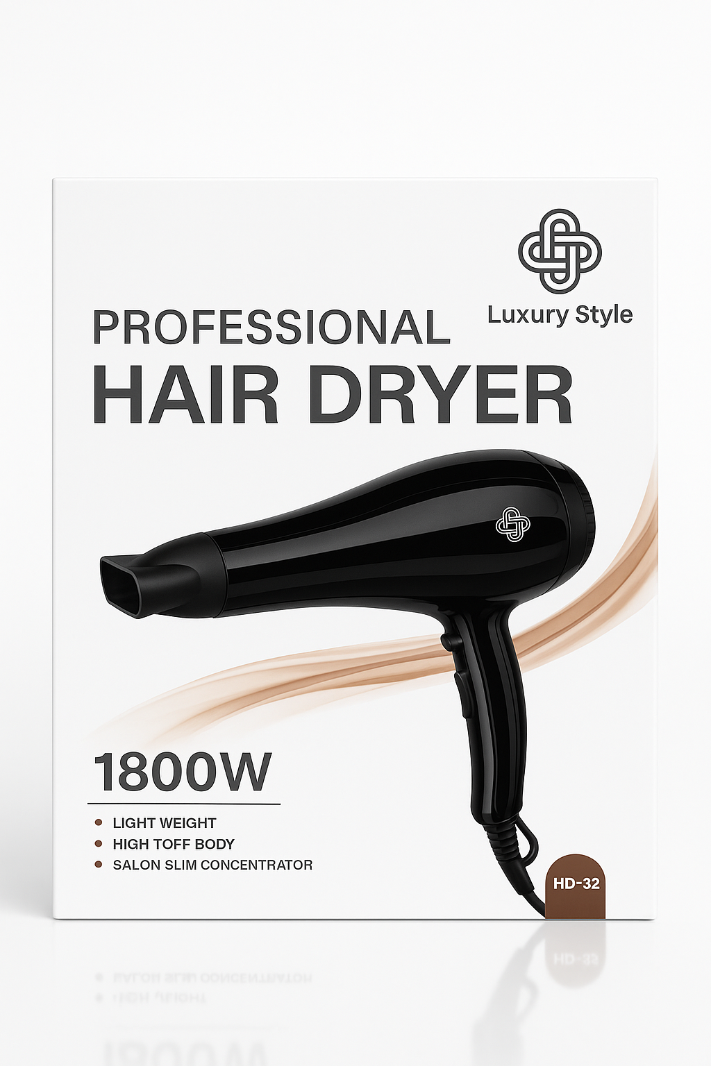 Luxury Style Professional Hair Dryer 1800W HD-32