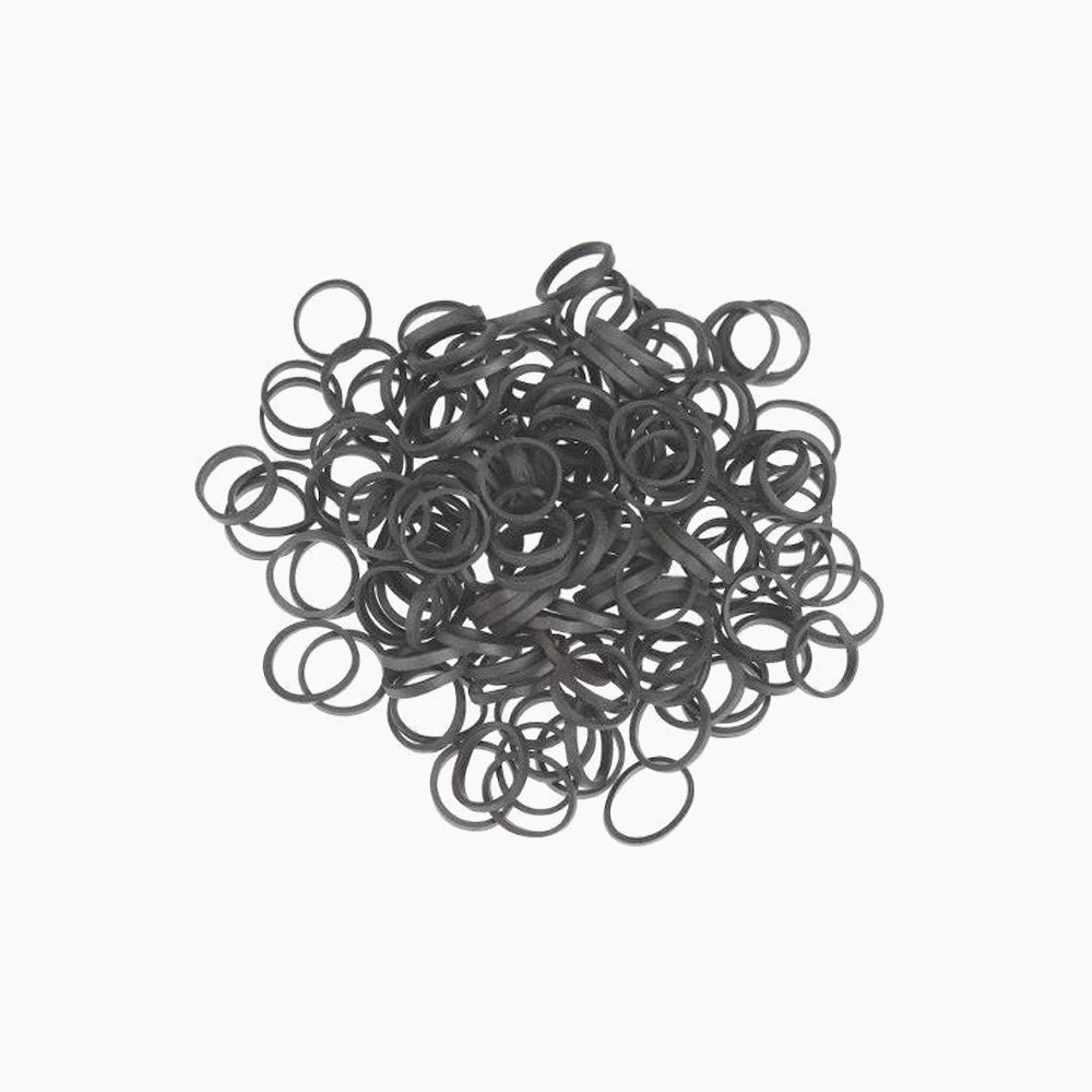 Elastic Bracelet Mini 20Mm Noirs Sachet 100Gr