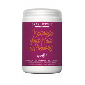 BRAZILICIOUS VANILLA MASK NO STRESS 1000ML - - Yolo Cosmetic - hbb24